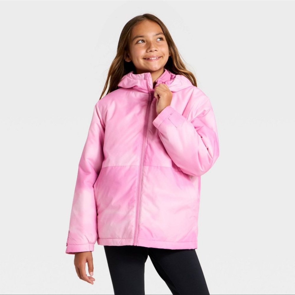 All In Motion Kids 3-in-1 Jacket - Pink Size Extra Small (4/5) NWT